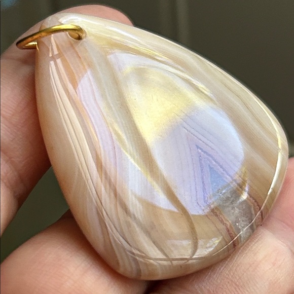 🖤Natural Agate stone Pendant - Picture 2 of 13
